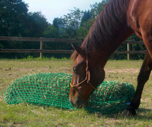 red para heno slow feeding mediano 45 equinae