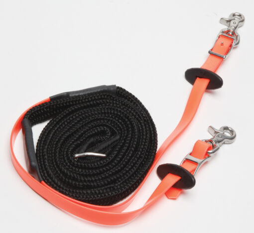 RIENDAS ZILCO WOVEN GRIP ENDURANCE – BIOTHANE + TEJIDO EN POLIESTER - Imagen 5