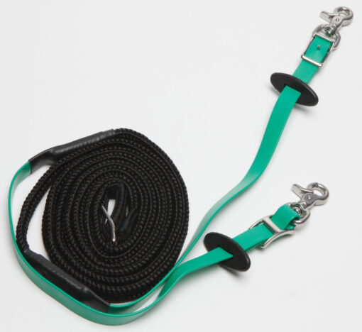 RIENDAS ZILCO WOVEN GRIP ENDURANCE – BIOTHANE + TEJIDO EN POLIESTER - Imagen 2