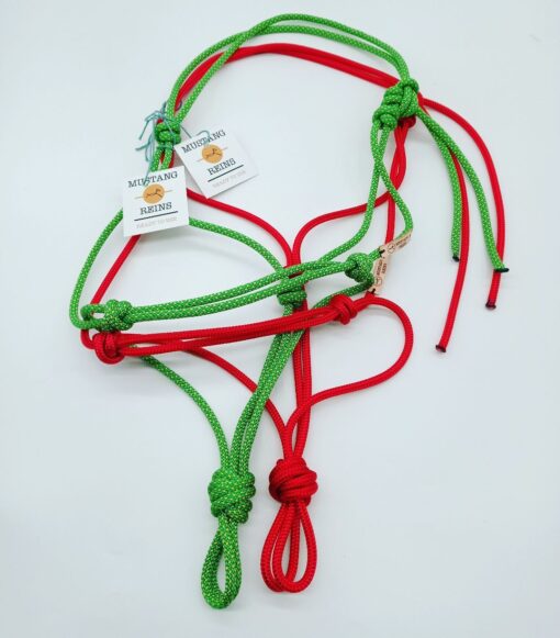 JÁQUIMA MUSTANG REINS CUERDA NÁUTICA (VARIOS COLORES)