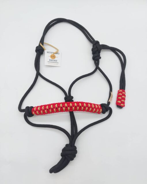 JÁQUIMA MUSTANG REINS BORDADO SIMPLE  (VARIOS COLORES)