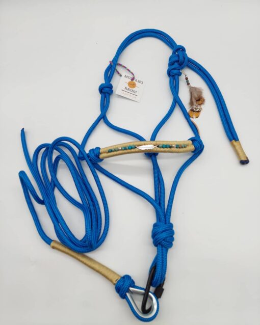 JÁQUIMA MUSTANG REINS PERSONALIZADA CON ABALORIOS - Imagen 2