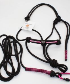 JÁQUIMA MUSTANG REINS PERSONALIZADA CON ABALORIOS