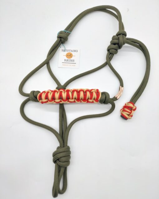 JÁQUIMA MUSTANG REINS BORDADO DOBLE (VARIOS COLORES) - Imagen 5