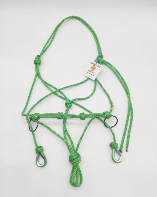 JÁQUIMA MUSTANG REINS BITLESS 4 NUDOS