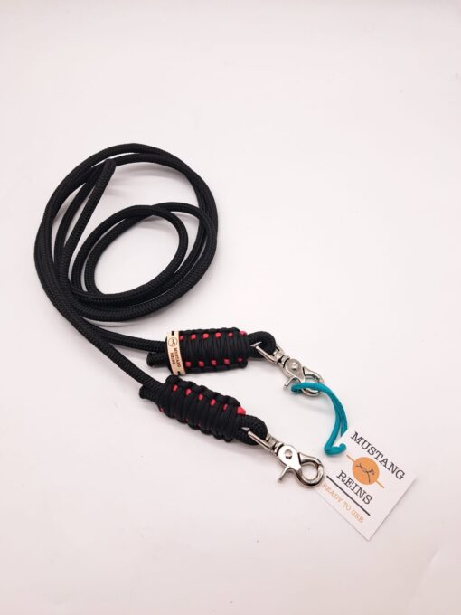 RIENDAS DE CABLE MUSTANG REINS 100 % PERSONALIZABLES TEJIDAS A MANO - Imagen 3