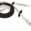 RIENDAS BUCKLE END CON GOMA NEGRA.