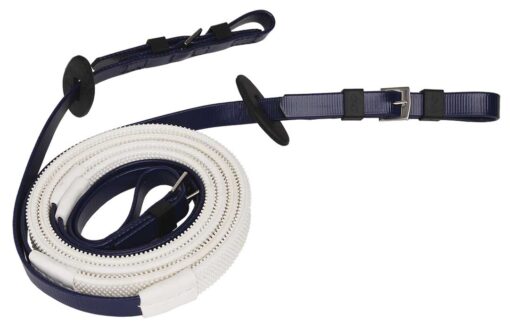 RIENDAS BUCKLE END CON GOMA BLANCA. - Imagen 4